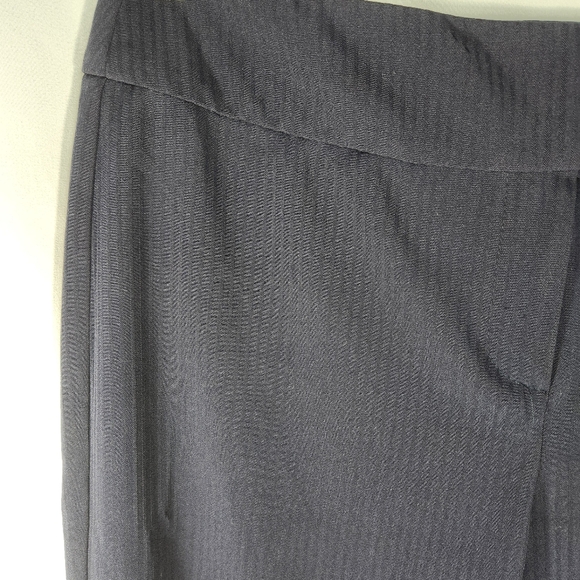 Simply Manakin Navy on Navy Striped Dress Pants Size 10 - Picture 3 of 8